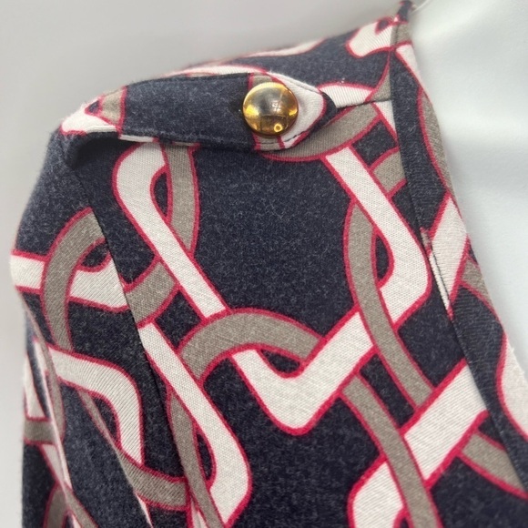 Banana Republic Women's Geometric Wrap Dresses Size S - Picture 3 of 5